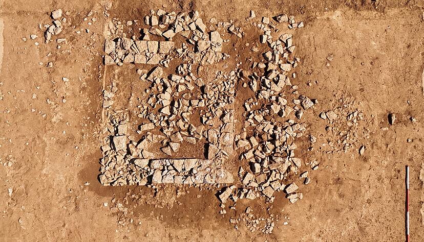 Die Archäologen stießen auf den Steinäckern in Neckargartach auf den Grundriss eines Tempels, der dem Gott Merkur gewidmet war. Die Archäologen stießen auf den Steinäckern in Neckargartach auf den Grundriss eines Tempels, der dem Gott Merkur gewidmet war.