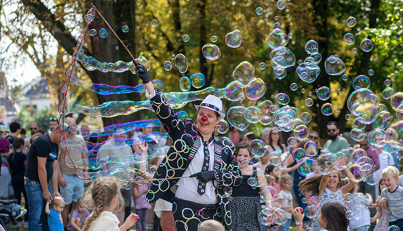 Ein buntes Programm, das auch Kinderaugen strahlen lässt: Beim 44. Ganzhornfest in Neckarsulm kommen alle Besucher auf ihre Kosten.
