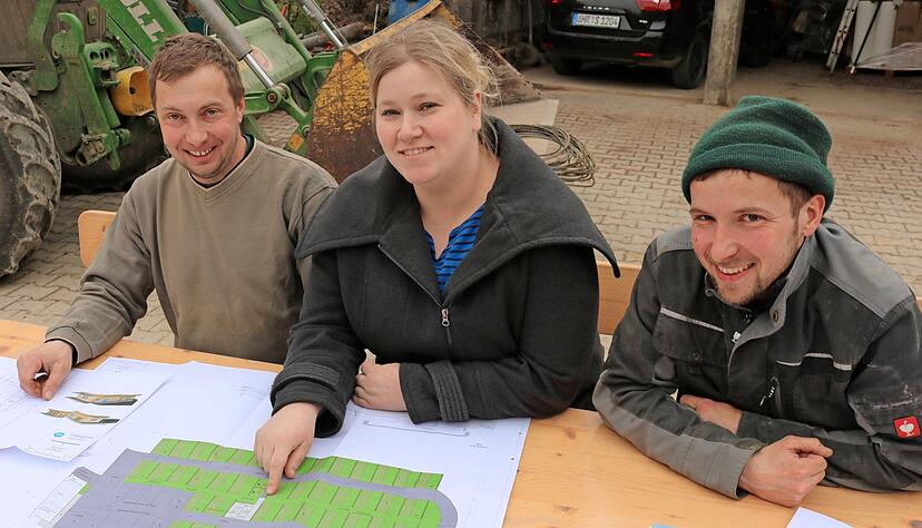 Voller Vorfreude: (von links) Ehepaar Peter und Freya Schimmel sowie Stefan Schimmel.
Foto: Armin Rößler