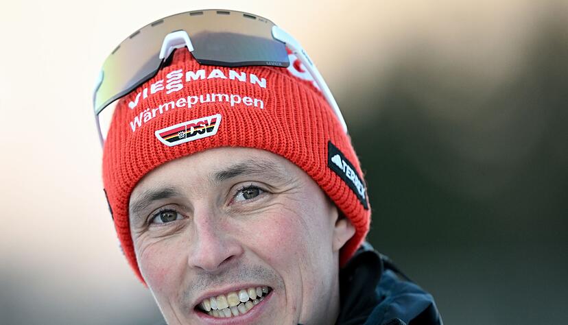 Bundestrainer Eric Frenzel wurde im Olympia-Ort schon Weltmeister. (Archivbild)