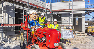 Baustellenf&uuml;hrung, Baustellenbegehung, Tripsdrill, Gro&szlig;baustelle