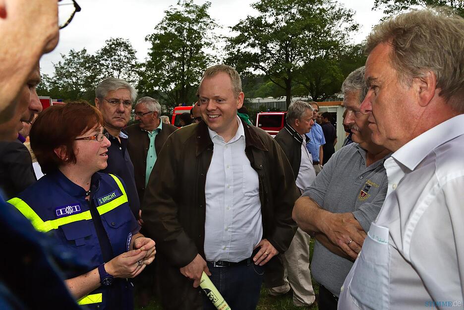 Die Minister Bonde und Untersteller in Krautheim