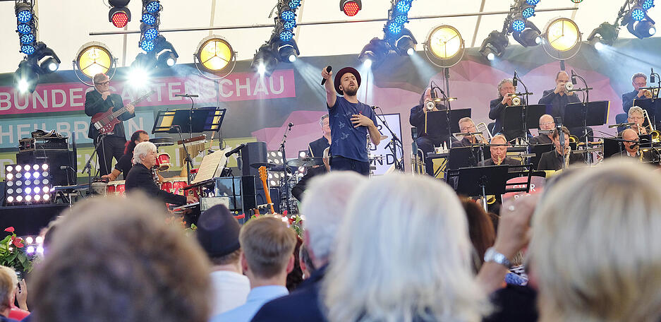 Max Mutzke und SWR Big Band auf der Buga