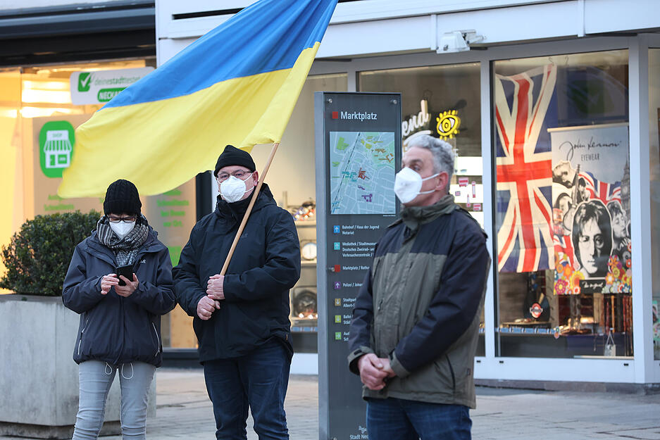 Neckarsulm demonstriert für den Frieden in der Ukraine