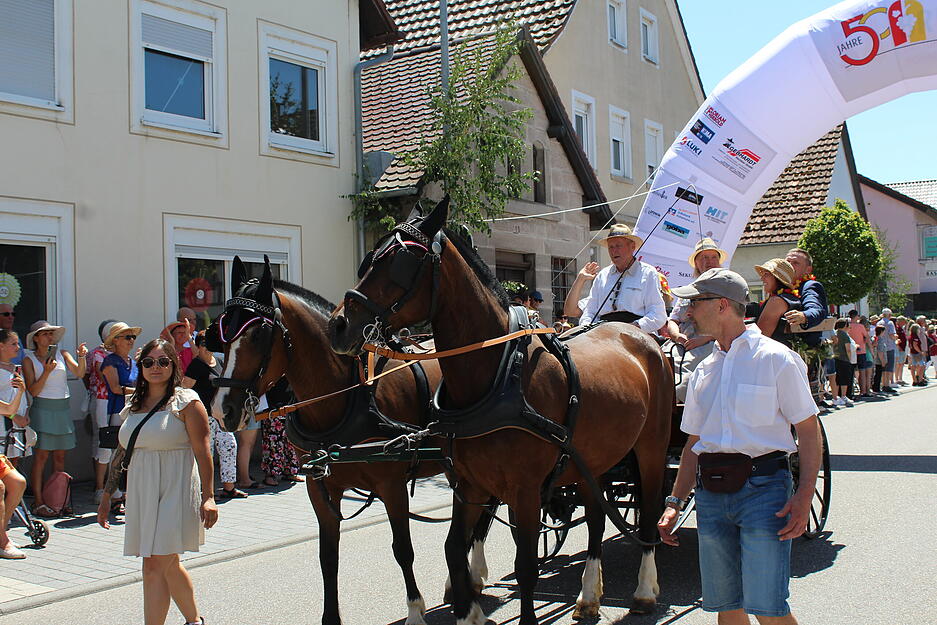 Insgesamt 45 Gruppen beteiligten sich am Umzug in Bretzfeld. Insgesamt 45 Gruppen beteiligten sich am Umzug in Bretzfeld.