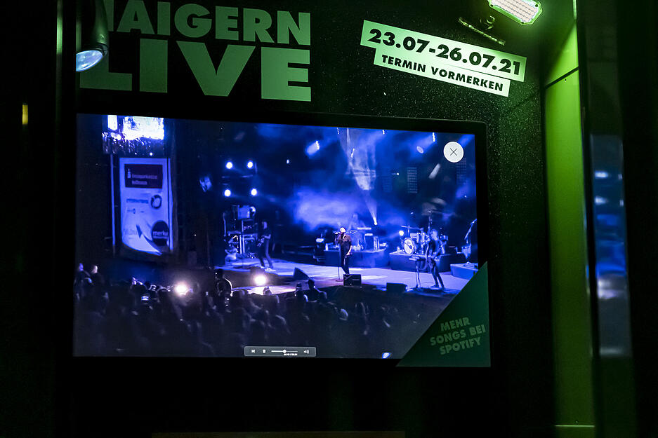 Haigern-live in einer Festival-Box Haigern-live in einer Festival-Box