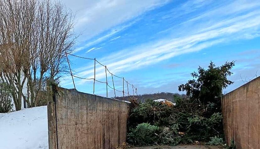 Zu klein, zu dreckig, zu ungeordnet: der Grüngutplatz beim Schnaihof.
Foto: privat