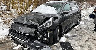 Wegen eines Unfalls ist die B293 komplett gesperrt.