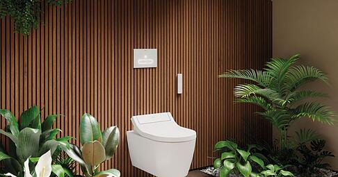 Haben ein klares Design: Moderne Toiletten wie das Sensowash WC von Duravit.