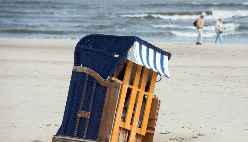 Leerer Strandkorb in Ahlbeck an der Ostsee. Leerer Strandkorb in Ahlbeck an der Ostsee.