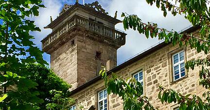 Imposantes Bauwerk: das Schloss Waldenburg.