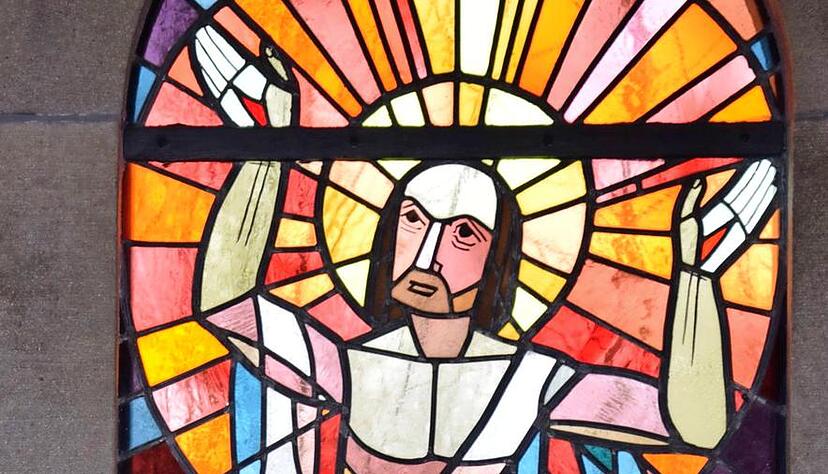 Katja Reinhard in der Bad Rappenauer Herz-Jesu-Kirche.Foto: Gabriele Schneider