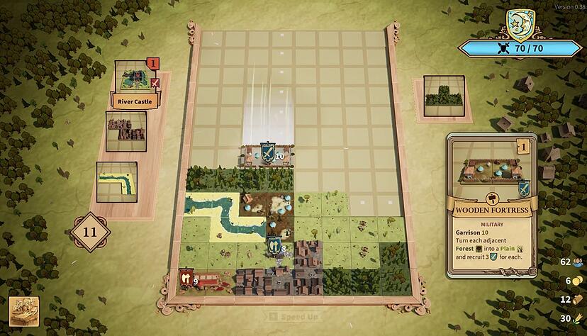 Das Spielfeld erinnert etwas an Tetris. Allerdings geht es nicht darum, Reihen auszulöschen. Das Spielfeld erinnert etwas an Tetris. Allerdings geht es nicht darum, Reihen auszulöschen.