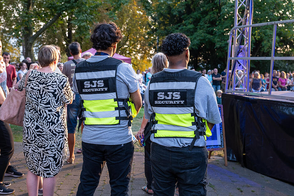 Für die Sicherheit der Besucher ist beim Ganzhornfest in Neckarsulm gesorgt. Für die Sicherheit der Besucher ist beim Ganzhornfest in Neckarsulm gesorgt.