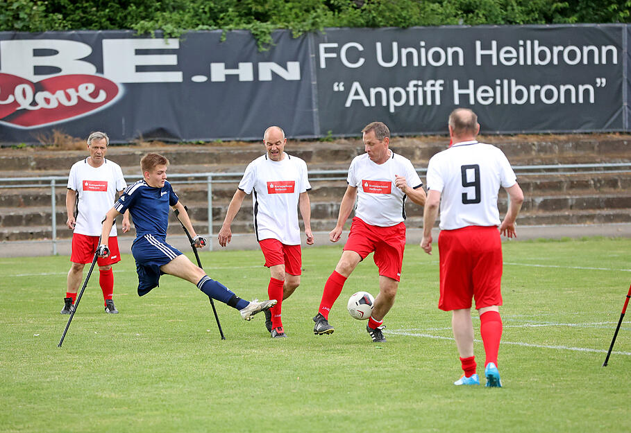 Amputierten-Fußball: Nationalteam in Heilbronn Amputierten-Fußball: Nationalteam in Heilbronn
