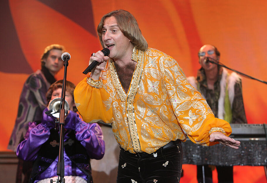 2008: Dieter Thomas Kuhn und Band machten 5000 Zuhörer beim Open-Air Konzert im Wertwiesenpark in Heilbronn glücklich.