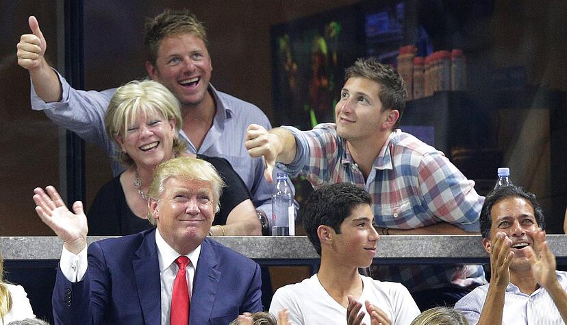Donald Trump hat die US Open früher regelmäßig besucht - aber noch nie als Präsident. (Archiv-Foto)