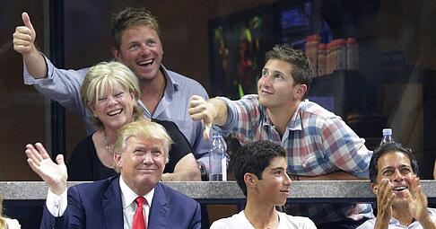 Donald Trump hat die US Open früher regelmäßig besucht - aber noch nie als Präsident. (Archiv-Foto)
