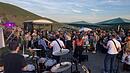 Die Band "Polaroid" von der Musikschule Unterer Neckar unterhielt die zahlreichen G&auml;ste bei Querfeldwein am Erlenbacher Kayberg.