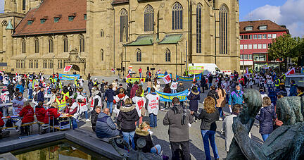 Verdi-Warnstreik in Heilbronn Verdi-Warnstreik in Heilbronn