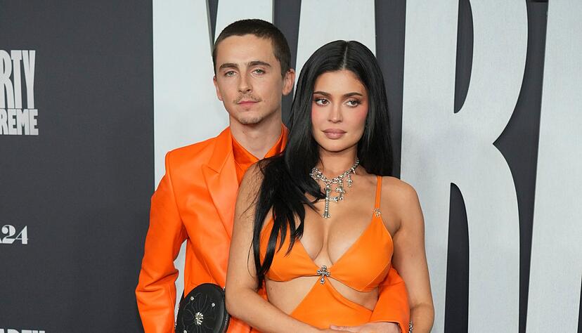 Timothee Chalamet (l) und Kylie Jenner bei einer Premiere von &laquo;Marty Supreme&raquo;. (Archivbild)