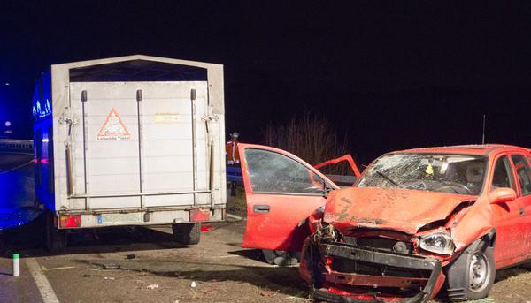 B14-Unfall bei Backnang | 08.01. B14-Unfall bei Backnang | 08.01.