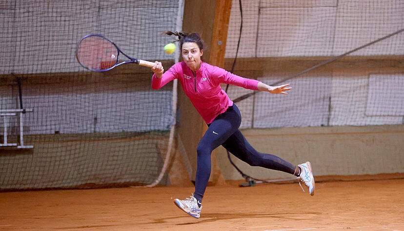 Ehrensache: Wie ausgemacht, lief die Neckarsulmerin Lorena Sch&auml;del am Wochenende f&uuml;r ihren Jugendverein TC Bad Friedrichshall auf.