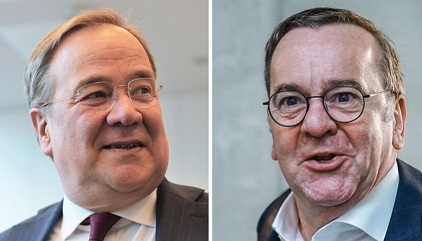 Der CDU-Politiker Armin Laschet wird nach eigenen Angaben immer wieder mal mit dem gleichaltrigen Verteidigungsminister Boris Pistorius (SPD) verwechselt. (Fotos Archiv)