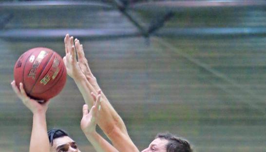 Die Heilbronn Reds (links Christoforos Stefanidis) haben einen Lauf. Am Wochenende besiegten sie die Baskets aus Ludwigsburg mit 68:52.Foto: Andreas Veigel