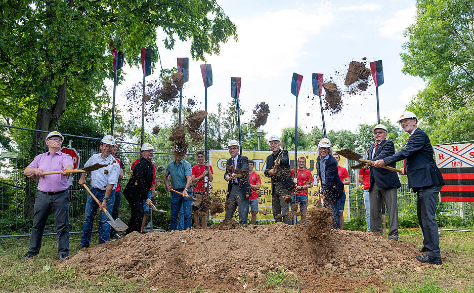 Spatenstich Bootshaus Spatenstich Bootshaus