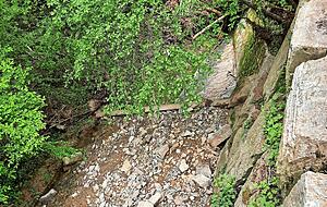 Manche Klingen, wie hier am Engelbach bei Sindringen, sind nur schwer zugänglich. Der Bauhof hat Probleme, sie vom Geröll zu befreien. Manche Klingen, wie hier am Engelbach bei Sindringen, sind nur schwer zugänglich. Der Bauhof hat Probleme, sie vom Geröll zu befreien.