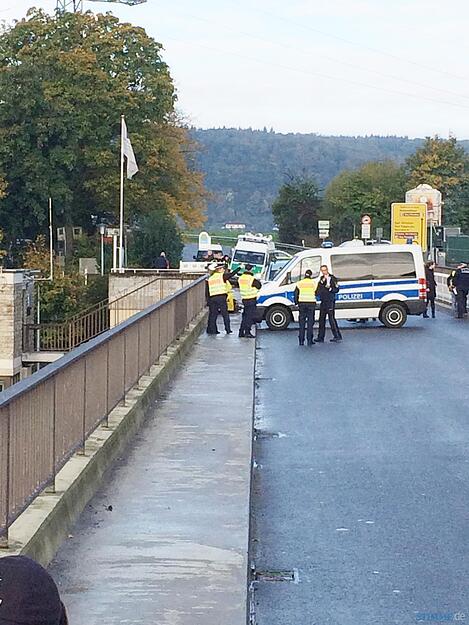 Dritter Castor-Transport auf dem Neckar