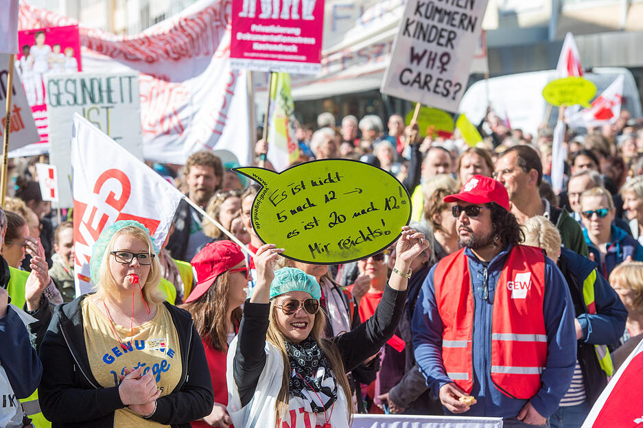 Verdi-Warnstreik in Heilbronn