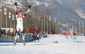 Drei Medaillen: Hettich holt 2006 in Turin noch Silber mit dem Team und Bronze im Sprint.