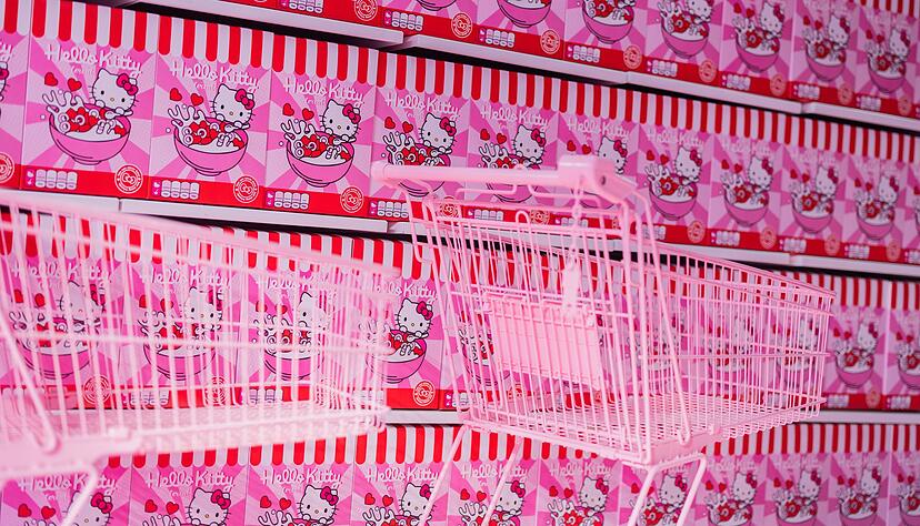 Im Supercandy Pop-Up Museum k&ouml;nnen Fans in eine Welt voller Hello Kitty eintauchen. (Foto Archiv)