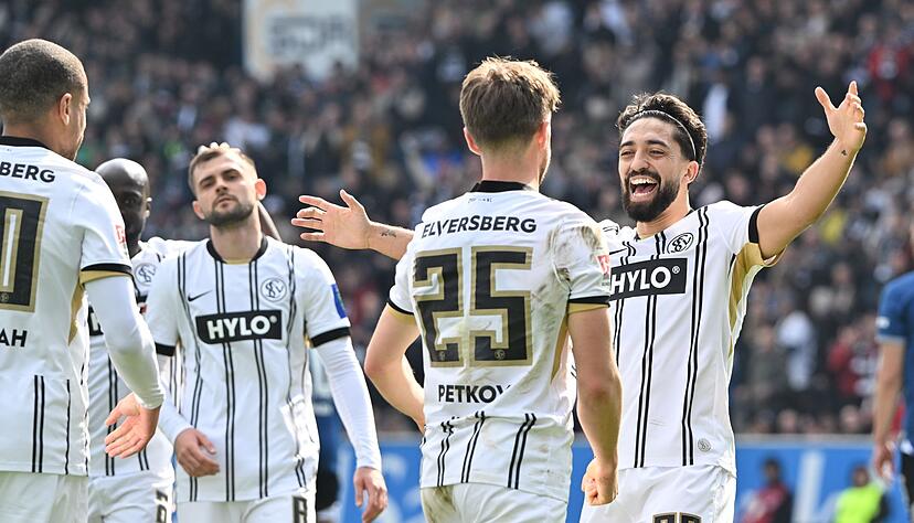 Die SV Elversberg kletterte auf Rang zwei durch den Heimsieg gegen Bielefeld.