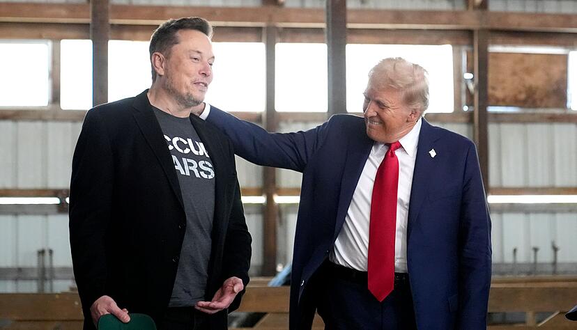 Elon Musk und Donald Trump. (Archivbild) Elon Musk und Donald Trump. (Archivbild)