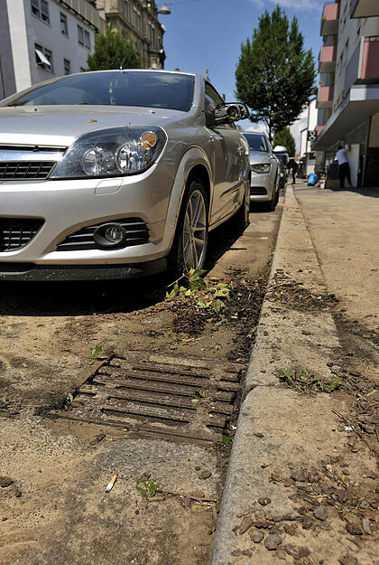 Aufr&auml;umarbeiten nach dem Unwetter