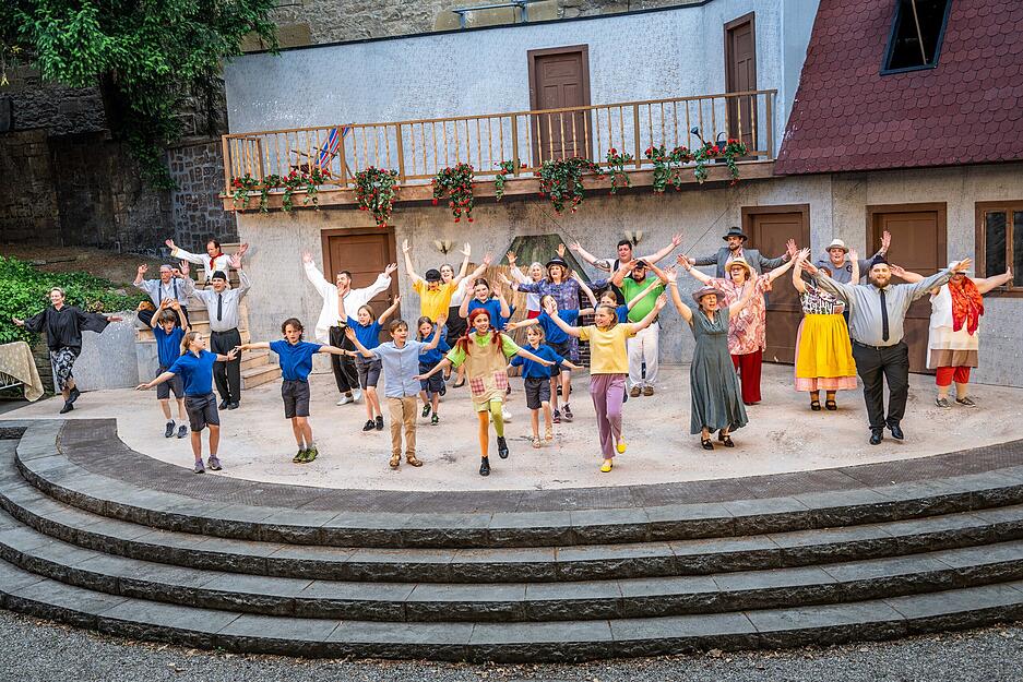 Die Freilichtspiele Neuenstadt feiern diesen Sonntag Premiere des Familienstücks "Pippi Langstrumpf".