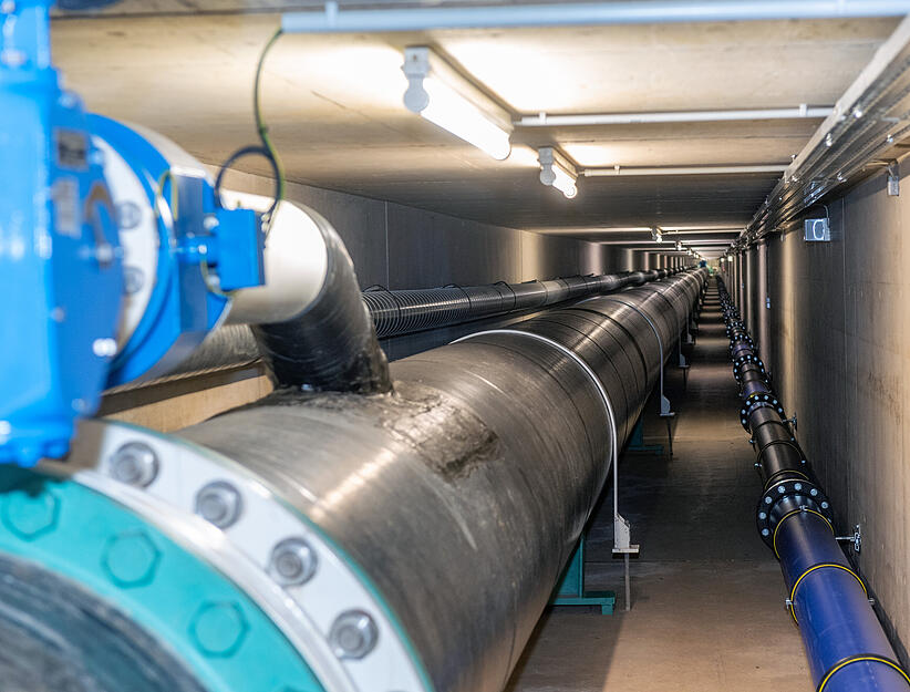 Breitenauer See wird abgelassen Breitenauer See wird abgelassen