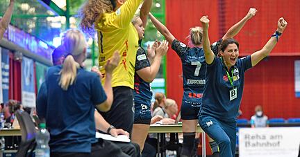 Tanja Logvin (re.) und die Sport-Union hatten in den vergangenen Jahren oft Grund zum Jubeln. Zuletzt waren die Ergebnisse jedoch ausgeblieben.
Foto: Archiv/Berger