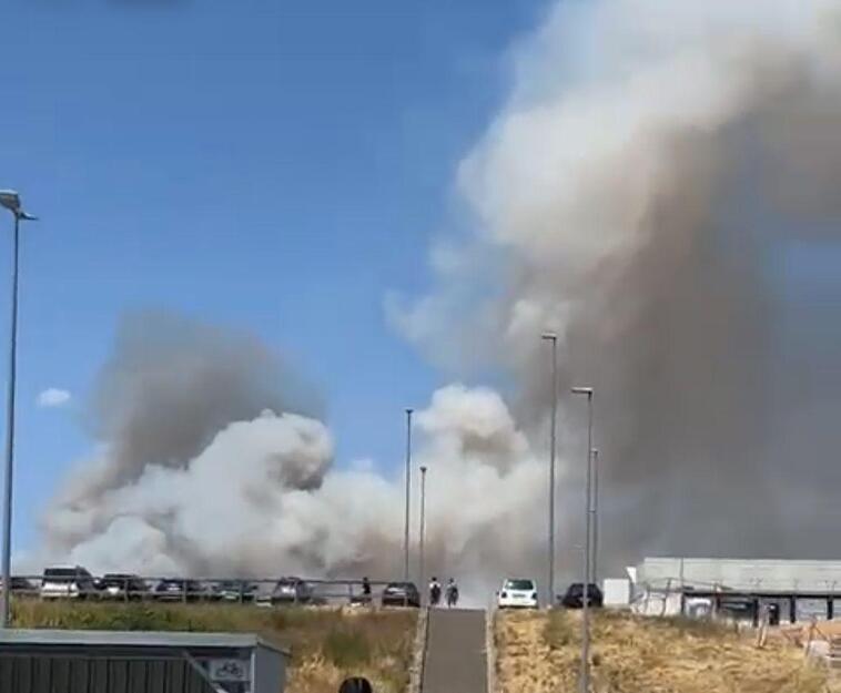 Flächenbrand bei Heilbronn
