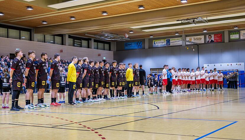 Handball-U20-Länderspiel Deutschland gegen die Schweiz in Großbottwar Handball-U20-Länderspiel Deutschland gegen die Schweiz in Großbottwar