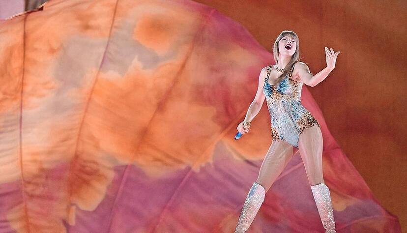 Taylor Swift bei einem Konzert der Eras Tour in Vancouver, British Columbia. Am 3. Oktober erscheint ihr neues Album.