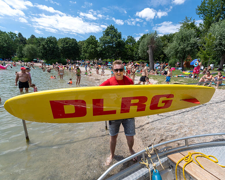 DLRG am Breitenauer See