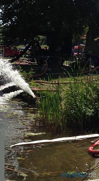 Abpumpen Jagstwasser | 26.08.