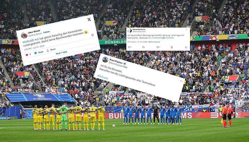 Bei der EM 2024 in Deutschland gibt es einige Postings auf X zum Spiel Slowakei gegen die Ukraine.