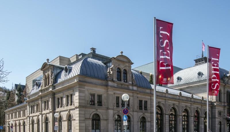 Blick auf das Festspielhaus Baden-Baden.