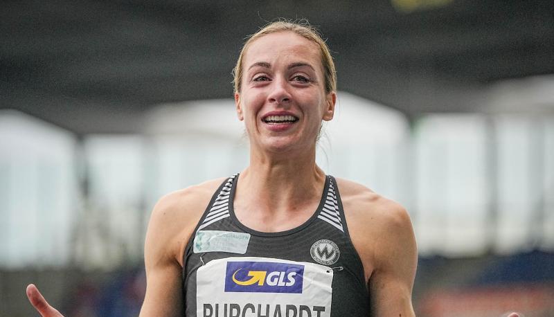 Burghardt blieb im schweizerischen Bulle nur 13 Hundertstelsekunden unter ihrer bisherigen Bestzeit. Burghardt blieb im schweizerischen Bulle nur 13 Hundertstelsekunden unter ihrer bisherigen Bestzeit.