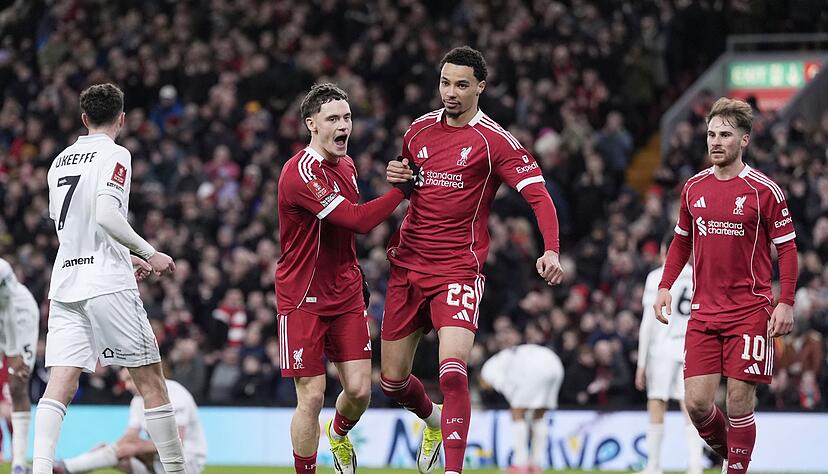 Florian Wirtz jubelt &uuml;ber sein n&auml;chstes Tor.